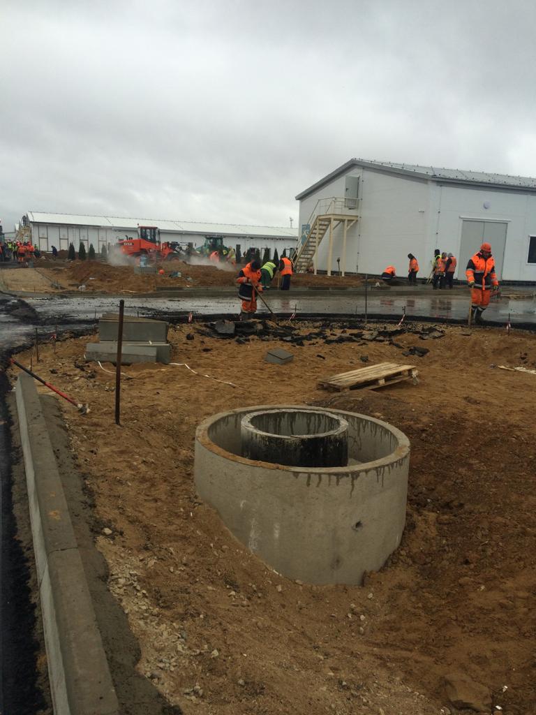 благоустройство территории больницы